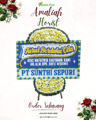 Papan Bunga Duka di Sukalaba