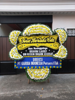 Papan Bunga Duka di Sukalaba