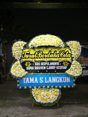Papan Bunga Duka di Sukalaba